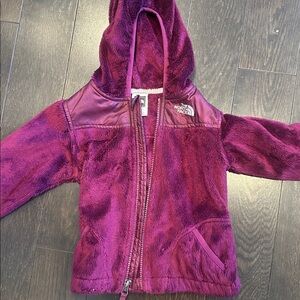 The North Face girls fleece jacket size 4T